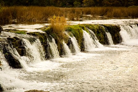 River water waterfall photo