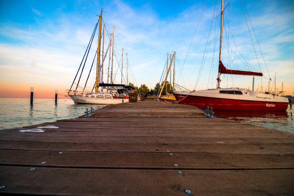 Dock evening holiday