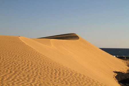 Sand panorama maspalomas photo