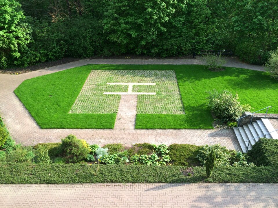 Meadow spring helicopter parking