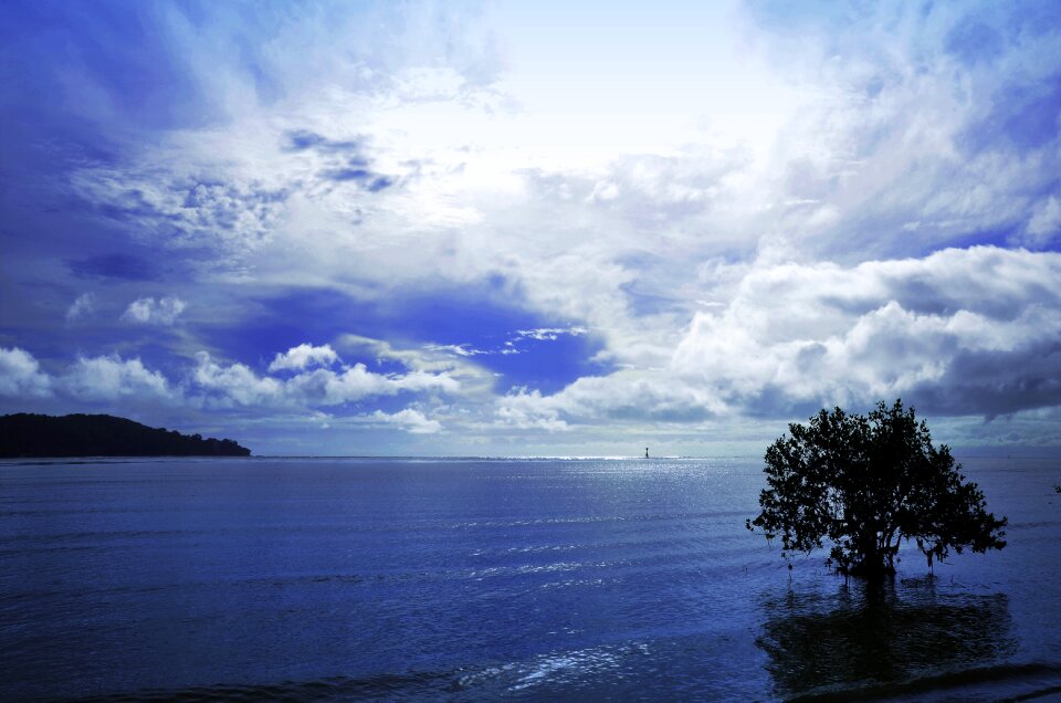 Island ocean water