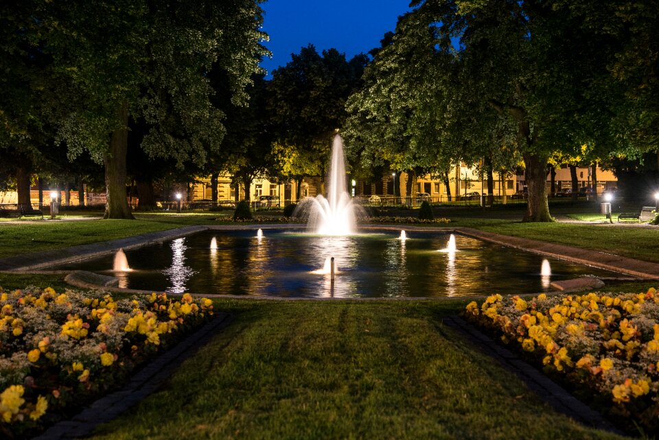 Night lighting park