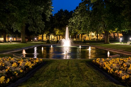 Night lighting park