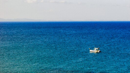 Calm serenity blue photo