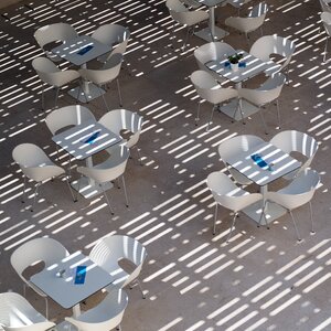 Dining tables white chrome