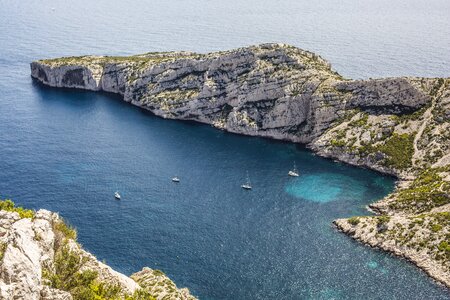 Sea blue france photo