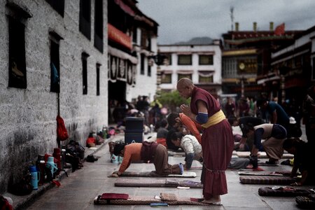 Lhasa tibetan buddhist photo