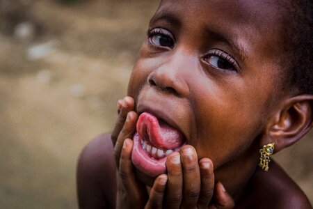 Sapele baby young girl