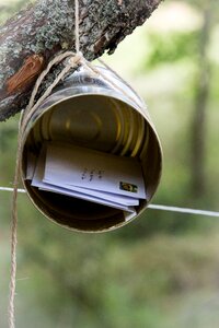 Camping holiday letter box