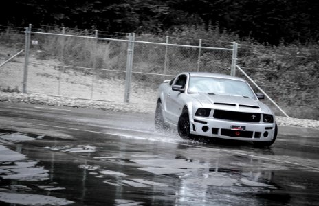 sideways mustang 