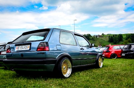 golf 2 gti blue 