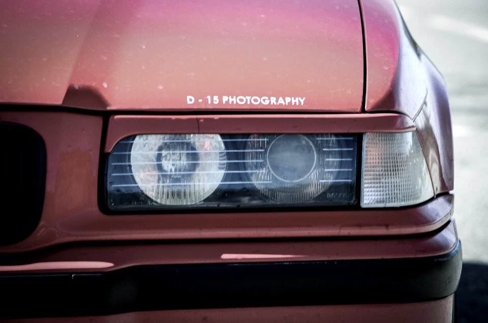 stickered BMW 