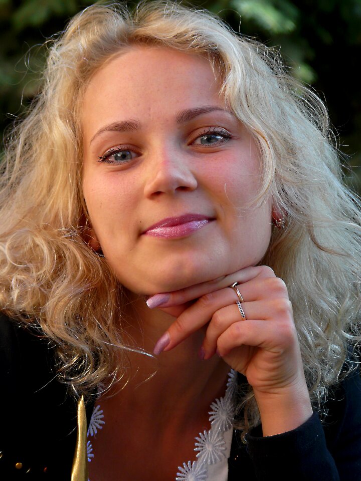 Youth beautiful girl blonde