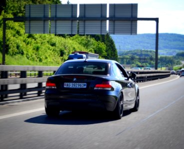BMW on the motorway 