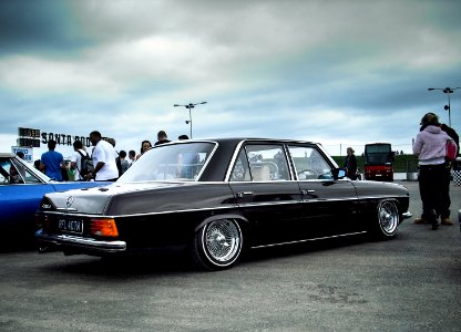 slammed benz 