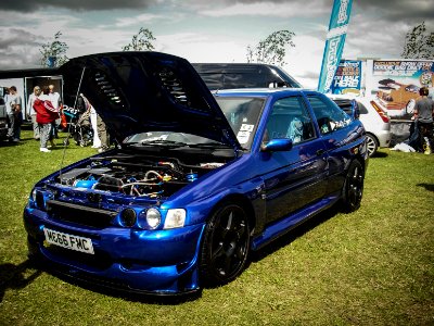 blue cosworth photo