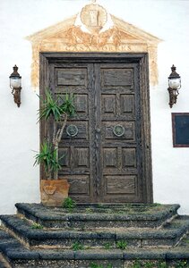 House entrance gate front door photo