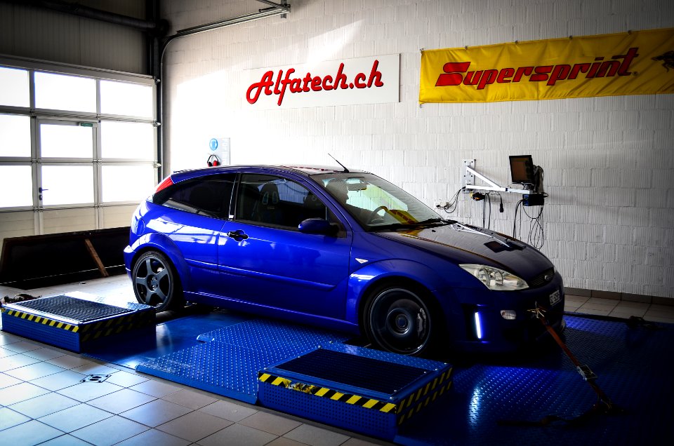 on the rollers 