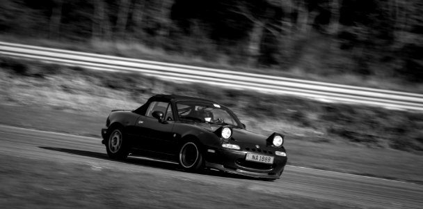 miata black and white 