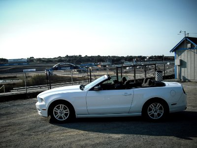 mustang at laguna seca 