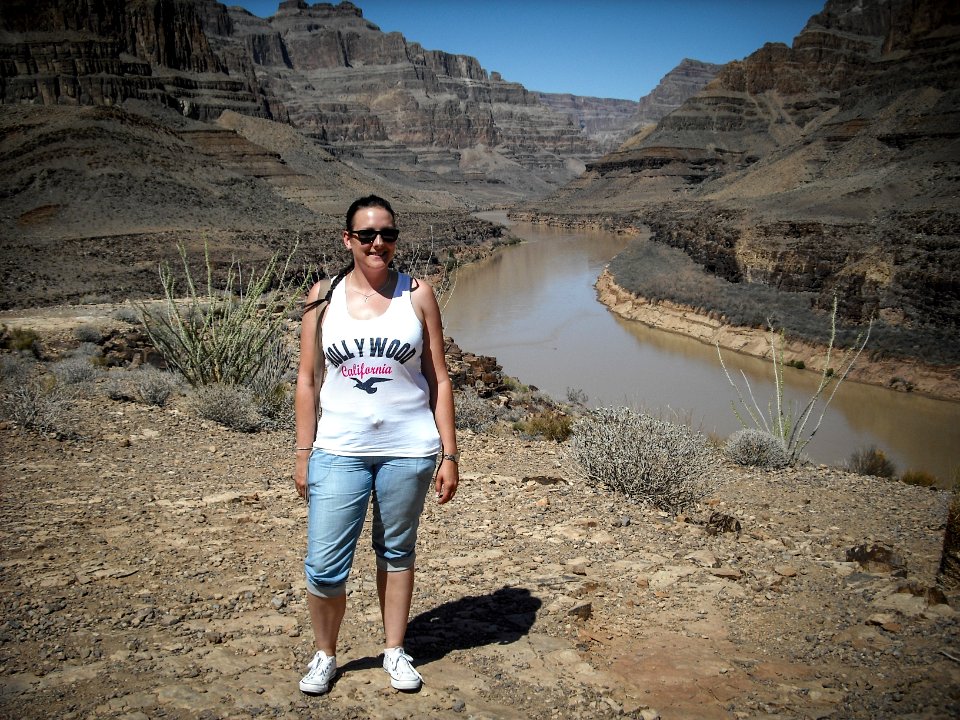 tina in the grand canyon 