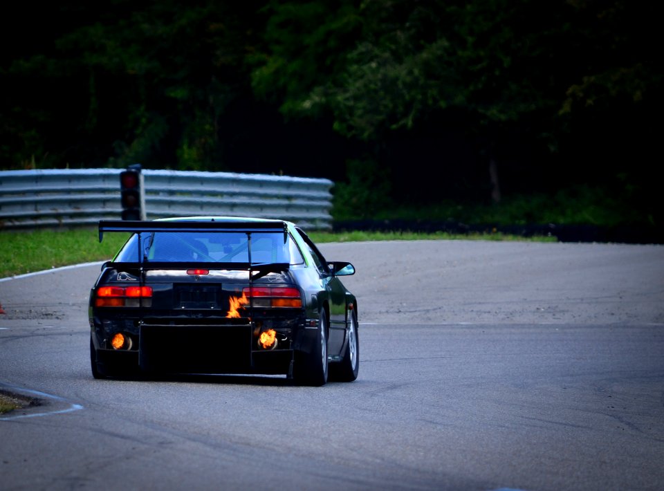 flaming RX7 