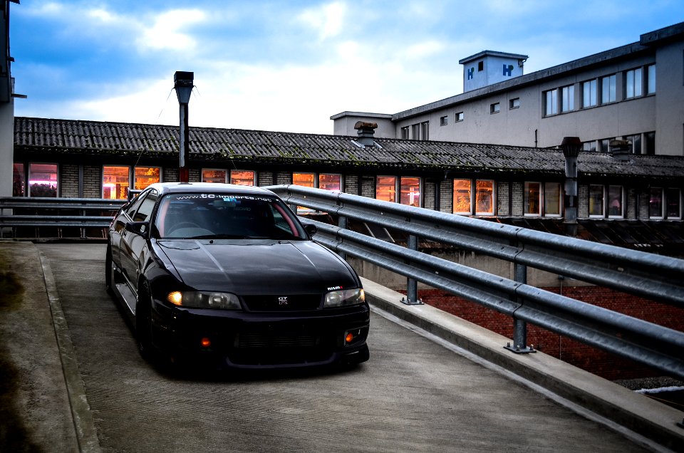 skyline on the ramp 