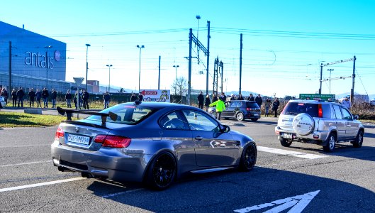grey BMW 