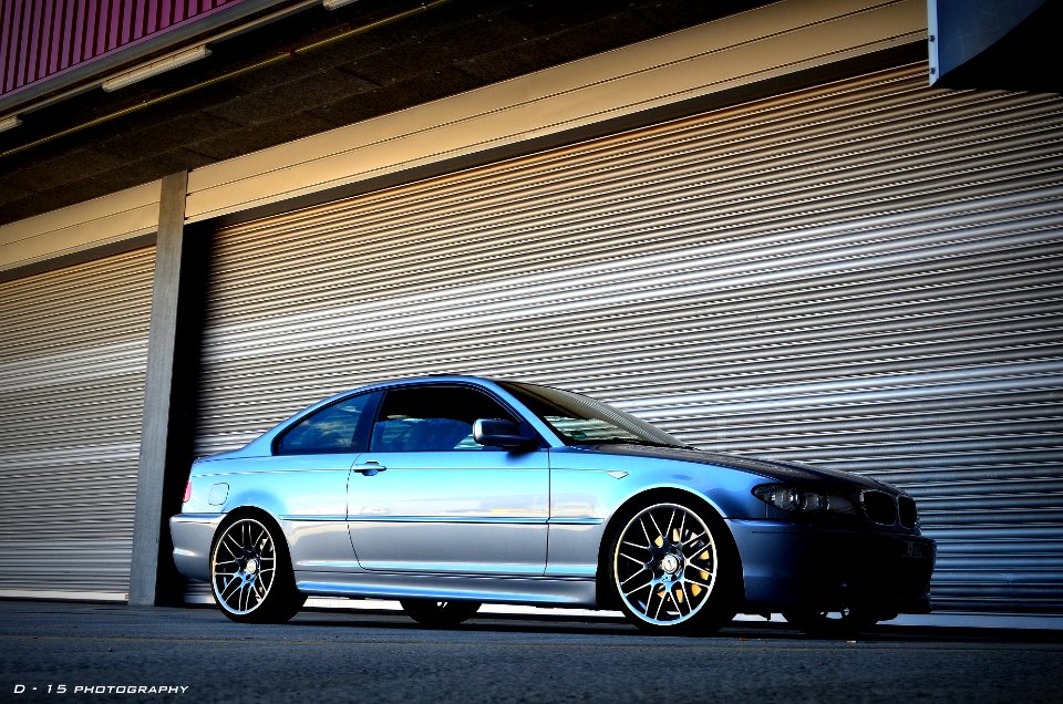 silver BMW 