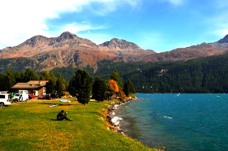 silvaplana lake photo