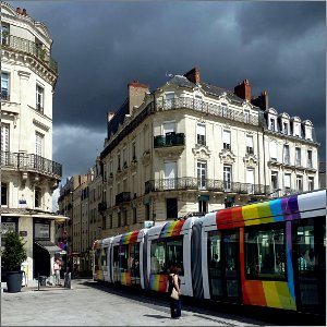 Angers, France - Le Tramway photo