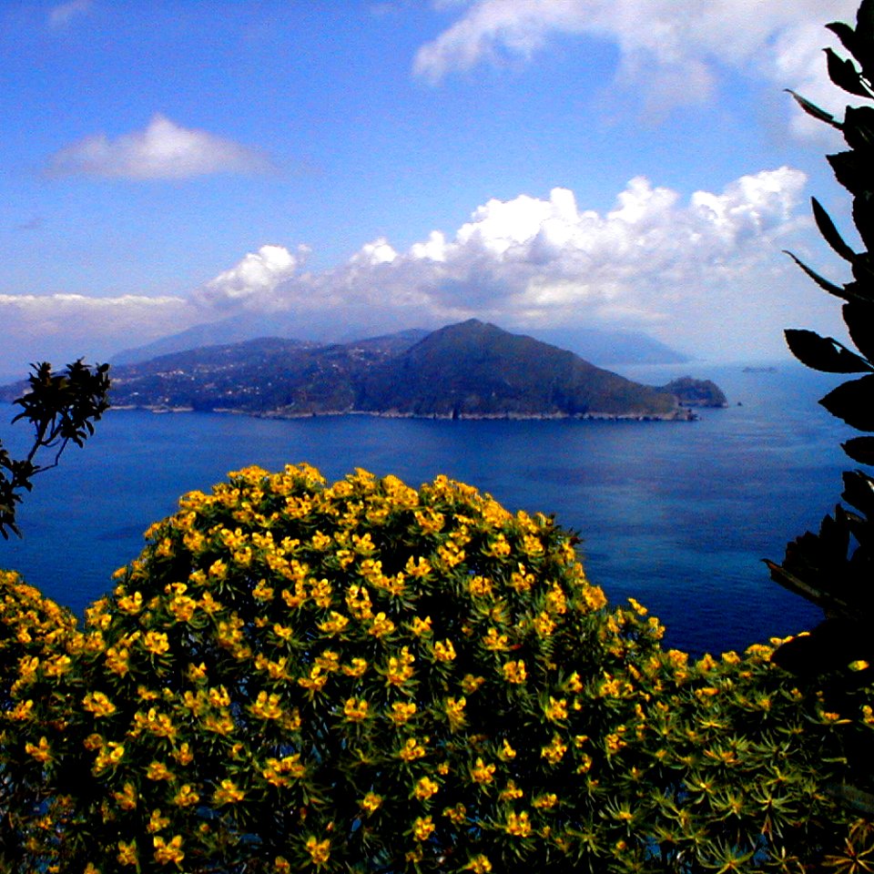 Penisola Sorrentina vista da Capri 
