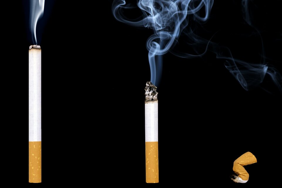 Addiction ash smoking