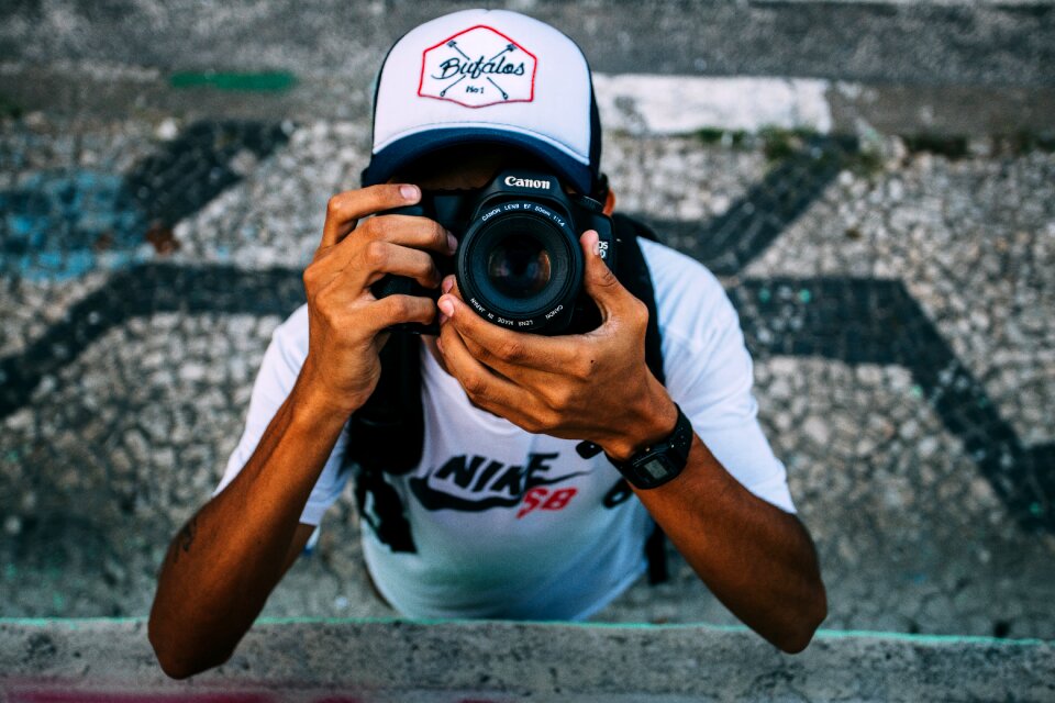Photography street taking photo