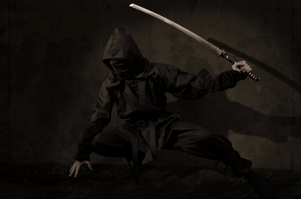 Assassin sword mask