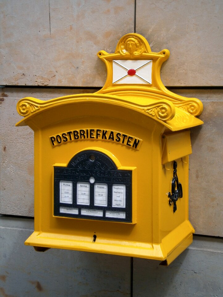 Post letters post einwurf