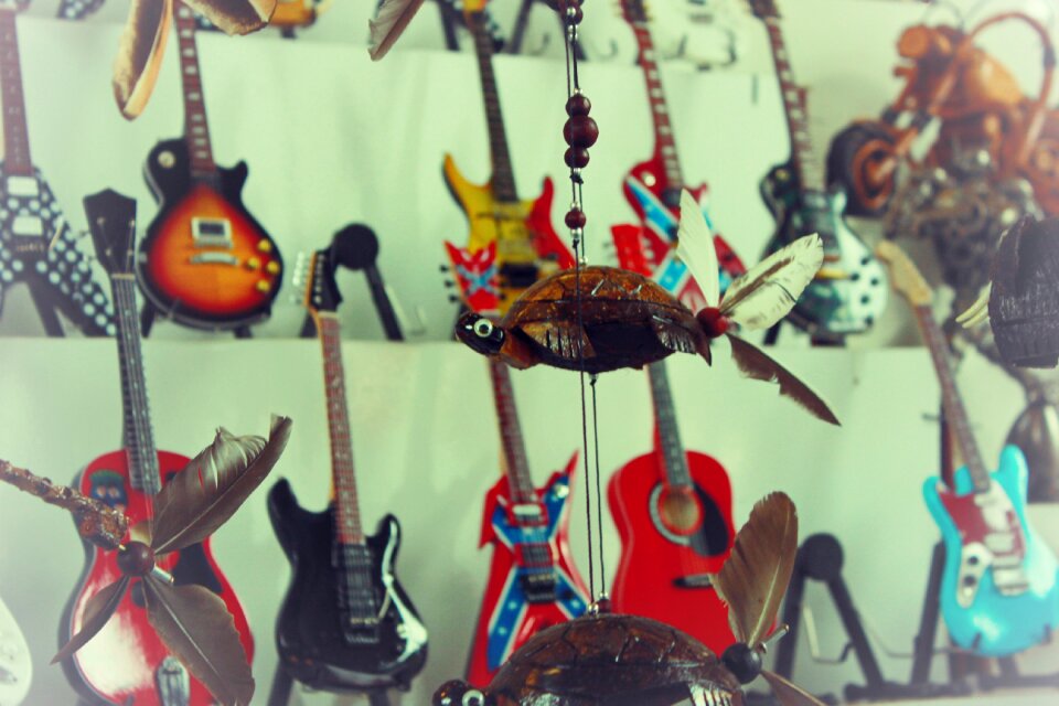 Guitar souvenirs toys