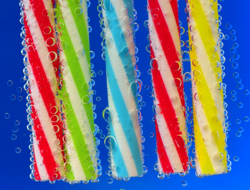 Color striped cheerful