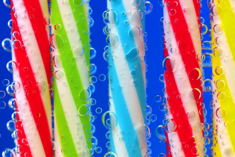 Color striped cheerful