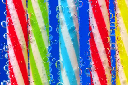 Color striped cheerful