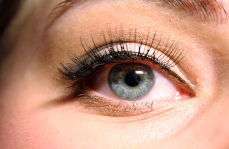 Eyelashes eyeliner makeup