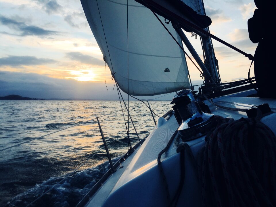 Boat sail boat water