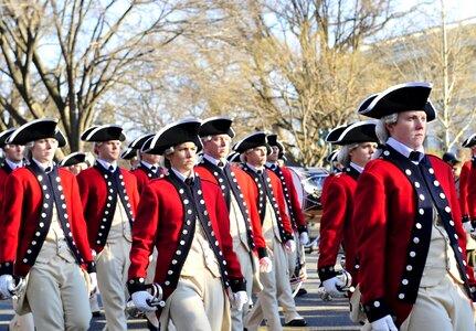 Usa old guard parade
