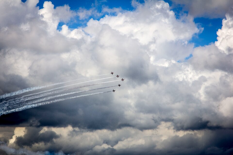 Planes airplane blue sky clouds