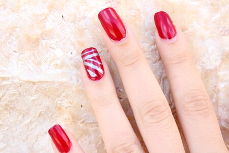 Nails polish manicure photo