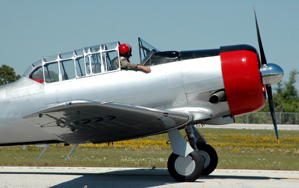 Aviation show plane