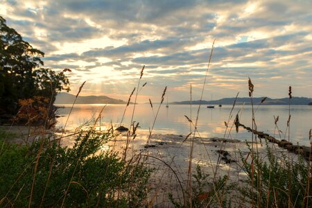 Landscape scenic sun rise