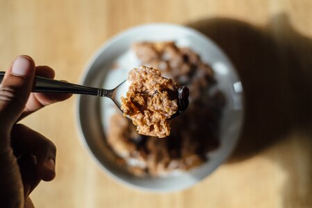 Spoon meals eating photo