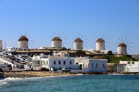 Sea greek island white