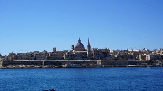Sliema bay valletta malta